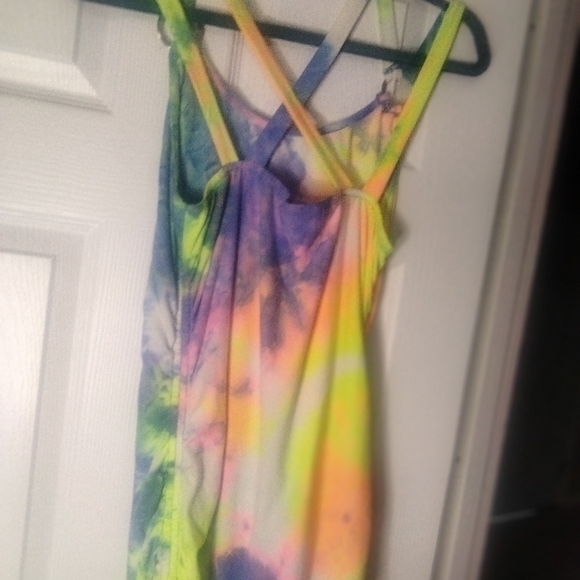 Stretch neon tye dye dress - Picture 7 of 8